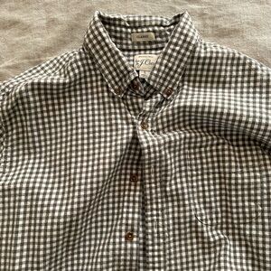 J. Crew Brushed Twill Button Down Shirt L